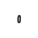 Variante noir - Bracelet en silicone personnalisable avec logo - Bracelet Flatten