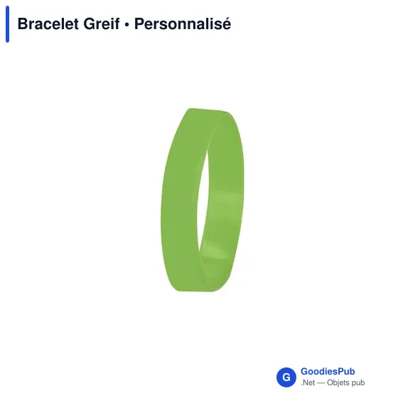 Bracelet en silicone personnalisable pour enfants avec logo - Greif - Image 11