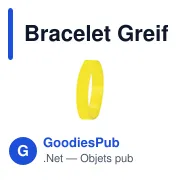 Bracelet en silicone personnalisable pour enfants avec logo - Greif - Miniature 7