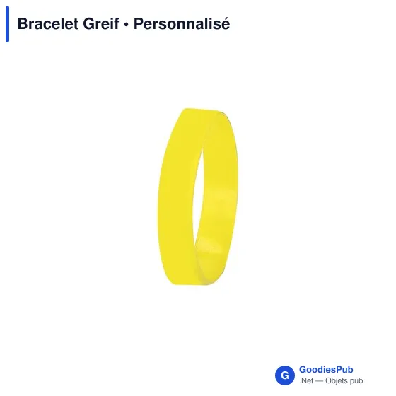 Bracelet en silicone personnalisable pour enfants avec logo - Greif - Image 7