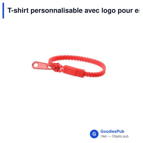 T-shirt personnalisable avec logo pour entreprise