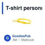 T-shirt personnalisable avec logo pour entreprise - Miniature 11