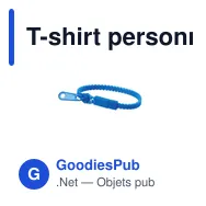 T-shirt personnalisable avec logo pour entreprise - Miniature 5