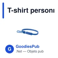 T-shirt personnalisable avec logo pour entreprise - Miniature 6