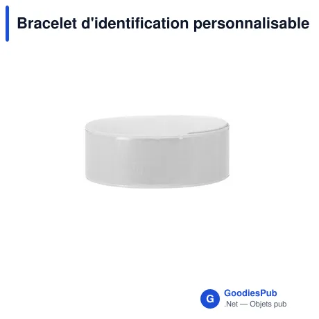 Bracelet d'identification personnalisable Llorik avec logo