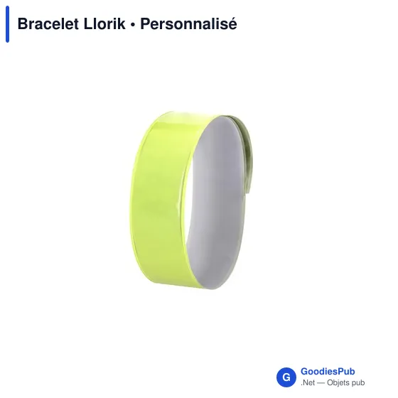 Bracelet d'identification personnalisable Llorik avec logo - Image 2