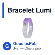 Bracelet Lumineux Gretex - Miniature 1
