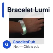 Bracelet Lumineux Gretex - Miniature 3