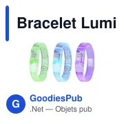 Bracelet Lumineux Gretex - Miniature 4