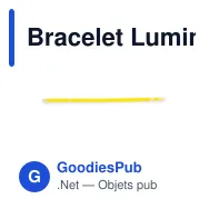 Bracelet Lumineux Vexa - Miniature 9