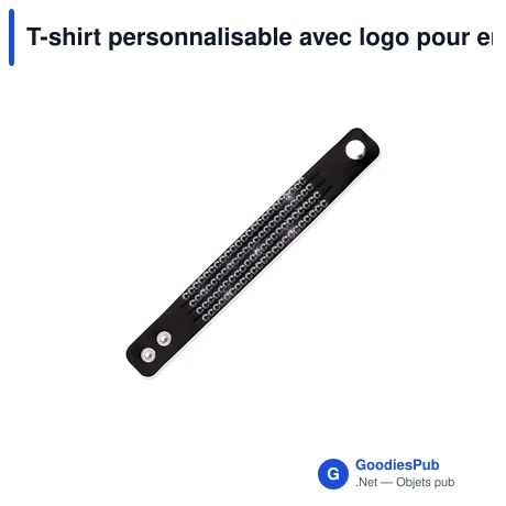 T-shirt personnalisable avec logo pour entreprise - modèle Lyra