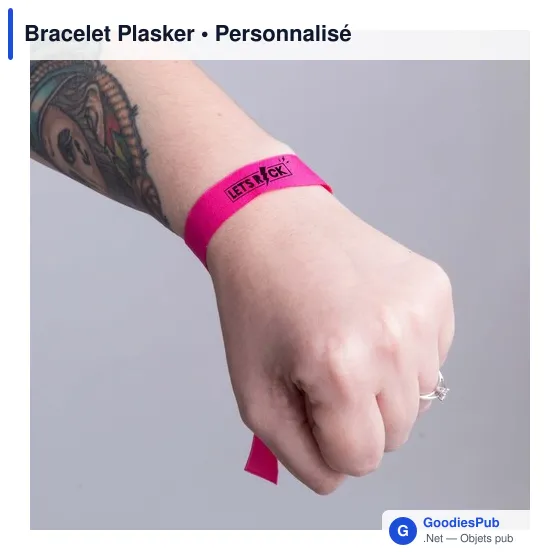 Bracelet d'identification personnalisable Plasker avec logo - Image 12