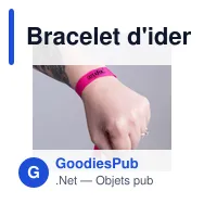 Bracelet d'identification personnalisable Plasker avec logo - Miniature 8