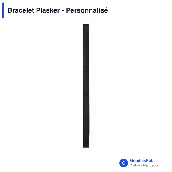 Bracelet d'identification personnalisable Plasker avec logo - Image 9