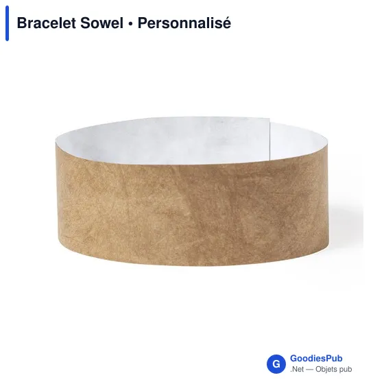 Bracelet d'identification personnalisable Sowel avec logo - Image 2