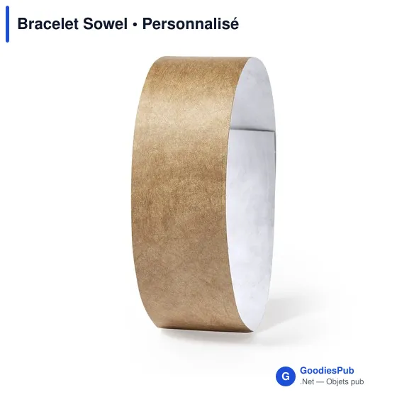 Bracelet d'identification personnalisable Sowel avec logo - Image 3
