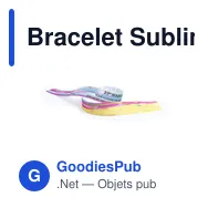 Bracelet Sublimation Waylen - Miniature 1