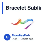 Bracelet Sublimation Waylen - Miniature 2