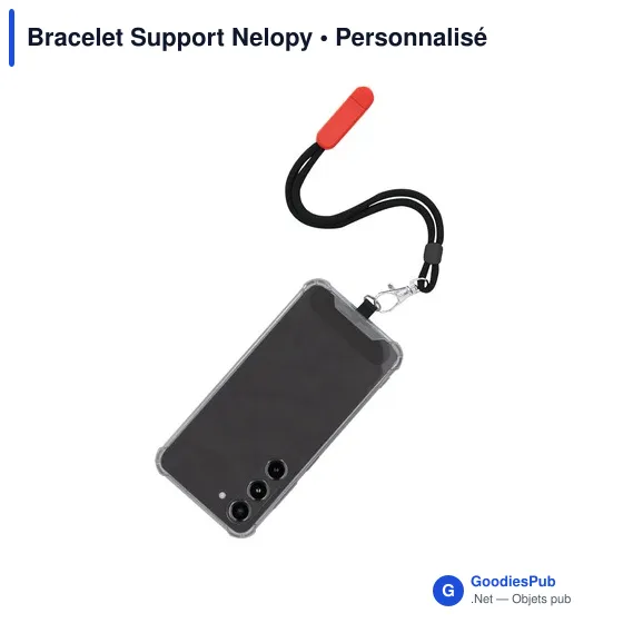 Bracelet support personnalisable pour smartphone avec logo - Image 11