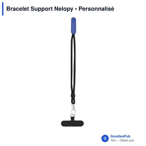 Bracelet support personnalisable pour smartphone avec logo - Image 7