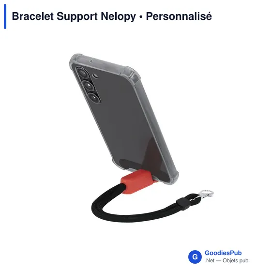 Bracelet support personnalisable pour smartphone avec logo - Image 10