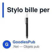 Stylo bille personnalisable en aluminium recyclé avec logo - Brady Soft Touch - Miniature 7