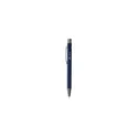 Variante bleu - Stylo bille personnalisable en aluminium recyclé avec logo - Brady Soft Touch