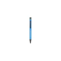 Variante bleu aqua - Stylo bille personnalisable en aluminium recyclé avec logo - Brady Soft Touch
