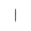 Variante mauve - Stylo bille personnalisable en aluminium recyclé avec logo - Brady Soft Touch