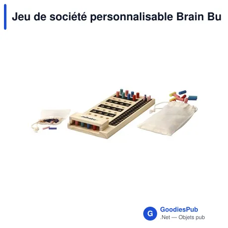 Jeu de société personnalisable Brain Buster avec logo