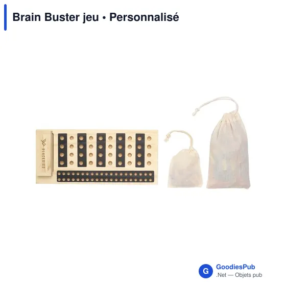 Jeu de société personnalisable Brain Buster avec logo - Image 4