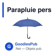 Parapluie personnalisable 23'' avec logo - BRALA - Miniature 1