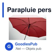 Parapluie personnalisable 23'' avec logo - BRALA - Miniature 11