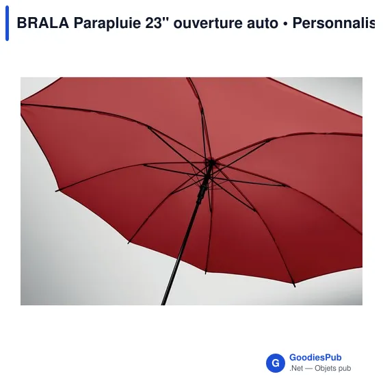Parapluie personnalisable 23'' avec logo - BRALA - Image 11