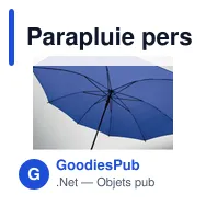 Parapluie personnalisable 23'' avec logo - BRALA - Miniature 3