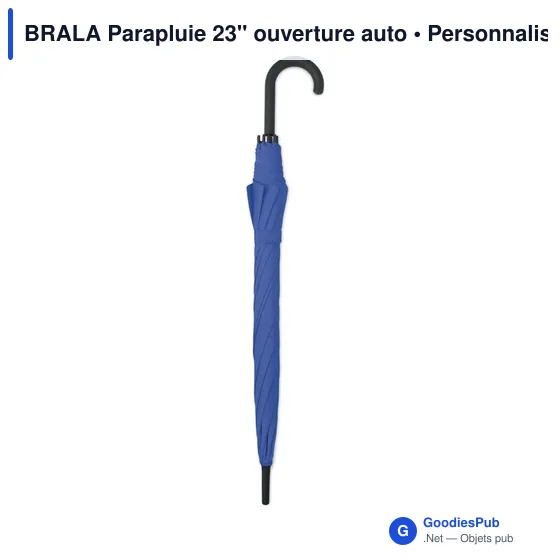 Parapluie personnalisable 23'' avec logo - BRALA - Image 4