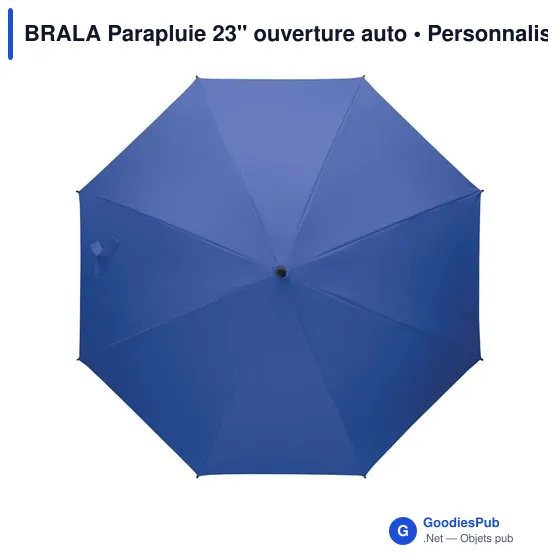 Parapluie personnalisable 23'' avec logo - BRALA - Image 8