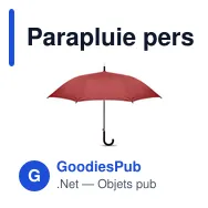 Parapluie personnalisable 23'' avec logo - BRALA - Miniature 9