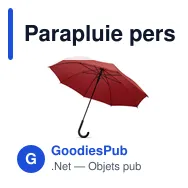 Parapluie personnalisable 23'' avec logo - BRALA - Miniature 10