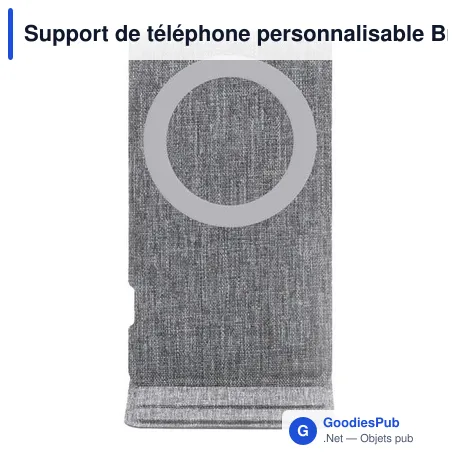 Support de téléphone personnalisable BrandCharger Ascend avec logo