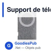 Support de téléphone personnalisable BrandCharger Ascend avec logo - Miniature 11