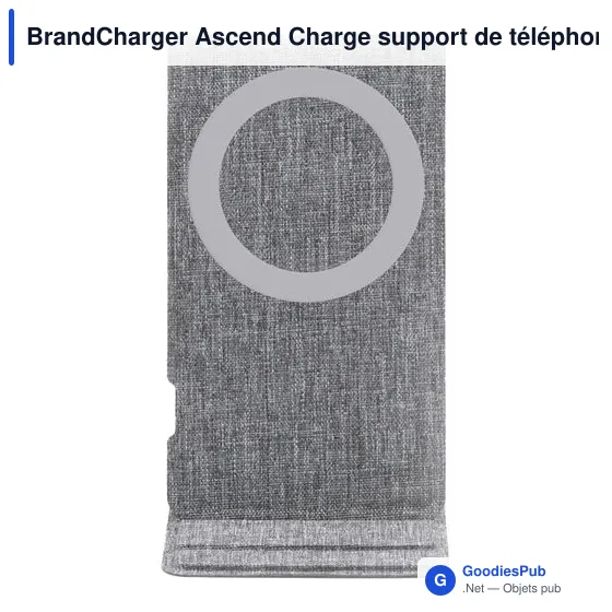 Support de téléphone personnalisable BrandCharger Ascend avec logo - Image 11