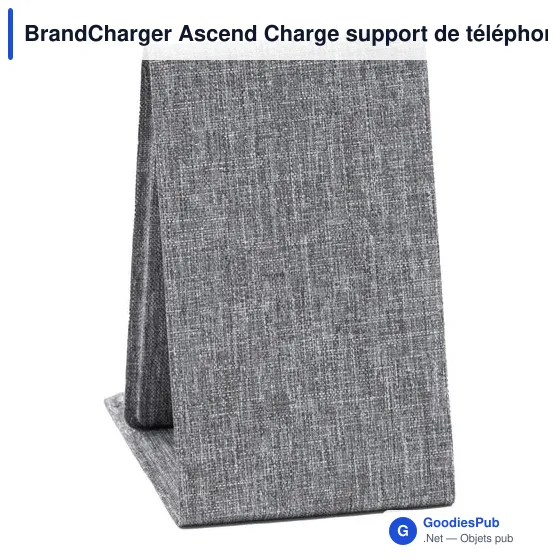 Support de téléphone personnalisable BrandCharger Ascend avec logo - Image 4