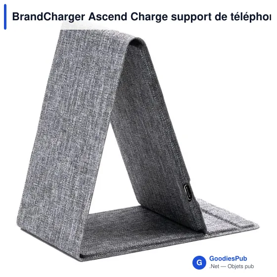 Support de téléphone personnalisable BrandCharger Ascend avec logo - Image 5
