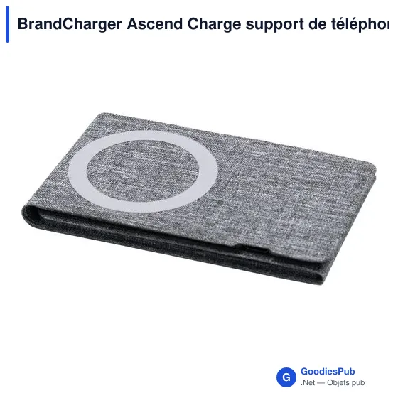 Support de téléphone personnalisable BrandCharger Ascend avec logo - Image 7