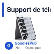 Support de téléphone personnalisable BrandCharger Ascend avec logo - Miniature 9