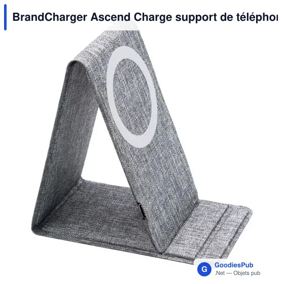 Support de téléphone personnalisable BrandCharger Ascend avec logo - Image 10
