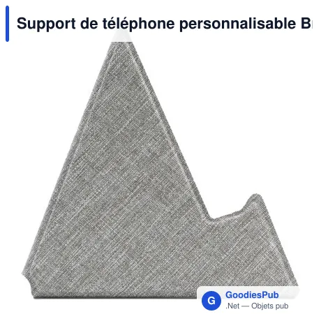 Support de téléphone personnalisable BrandCharger Ascend Mini avec logo
