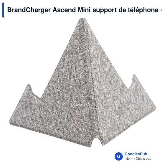 Support de téléphone personnalisable BrandCharger Ascend Mini avec logo - Image 4