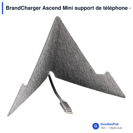 Support de téléphone personnalisable BrandCharger Ascend Mini avec logo - Image 6